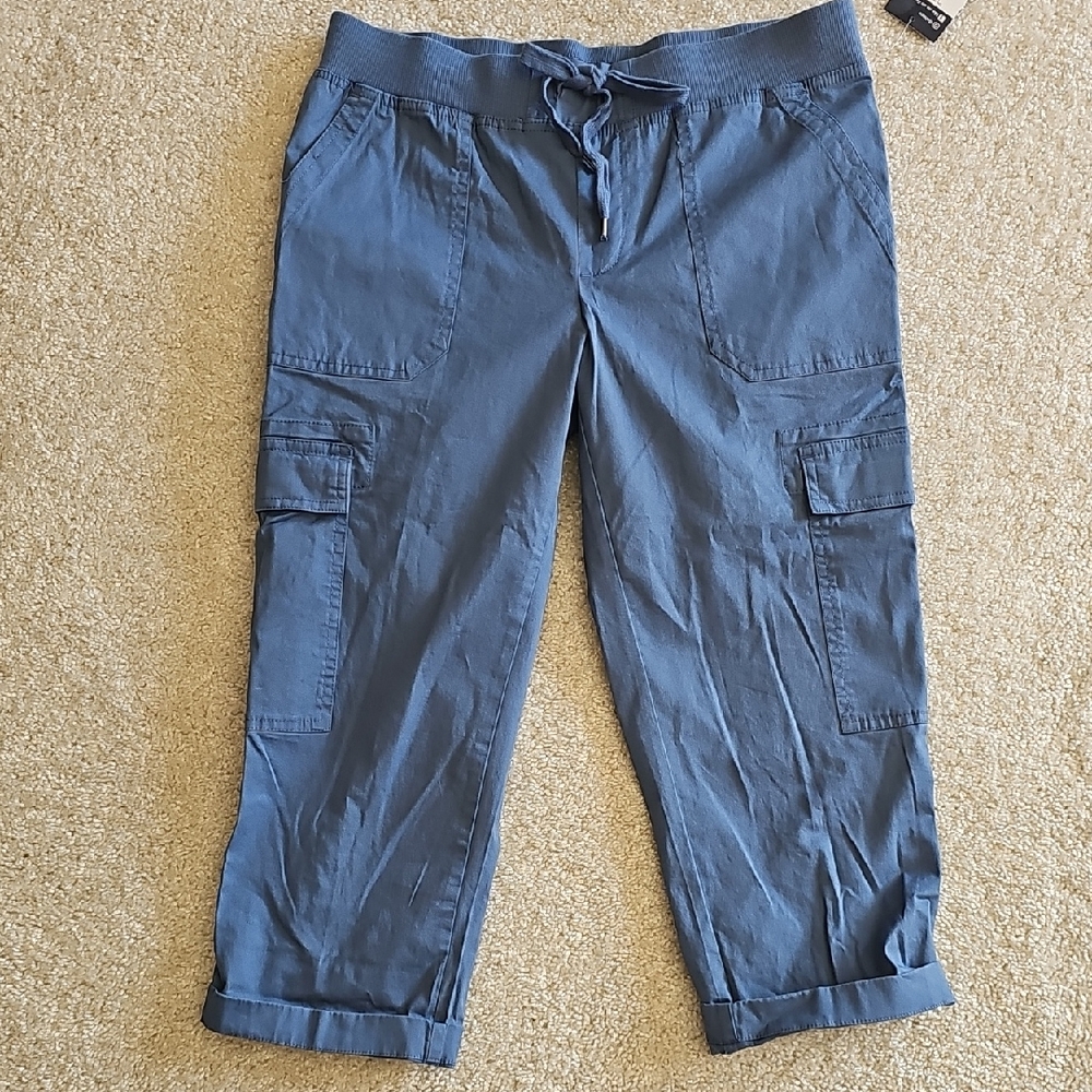 Chaps Slate Blue Casual Pants
